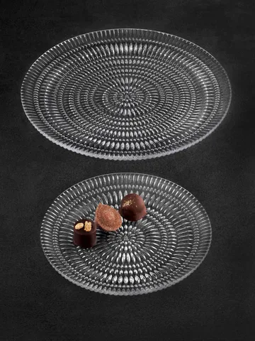 Ethno bord - 2-pack, kristalglas, Ø32 cm - Nachtmann