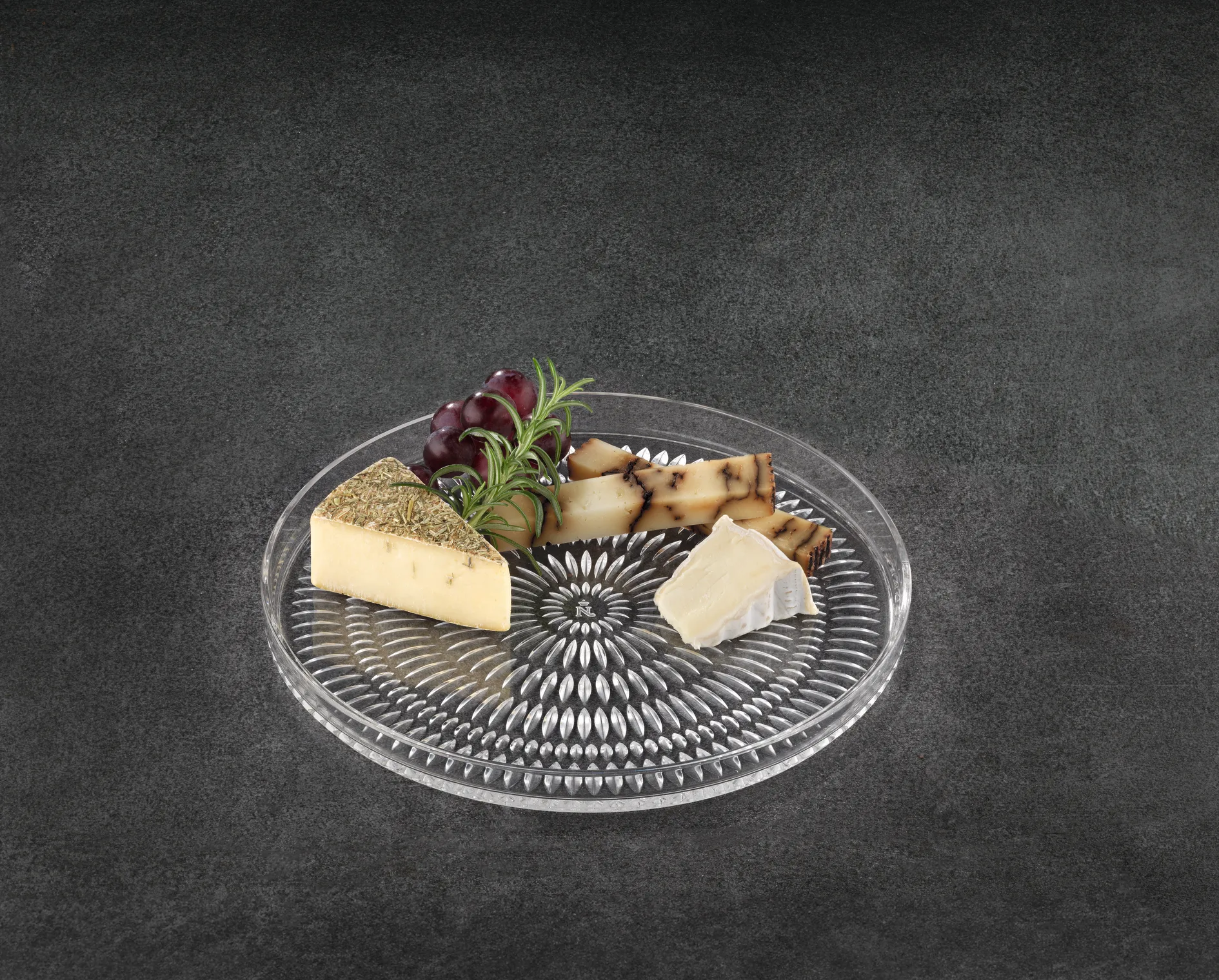 Ethno bord Ø22 cm 2-pack, Helder Nachtmann