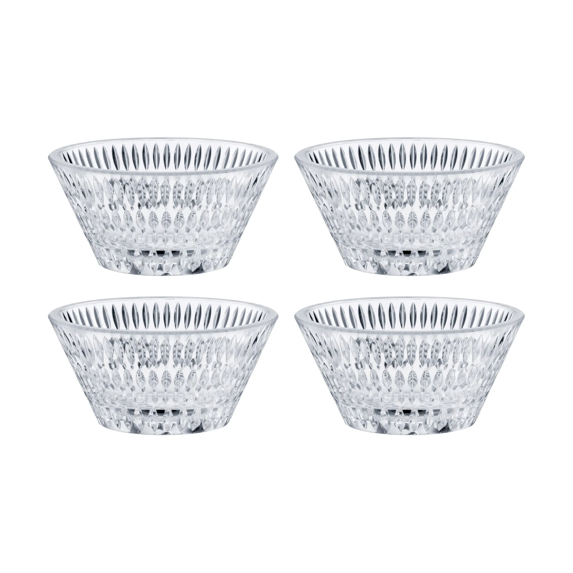 Ethno schaal Ø11 cm 4-pack, Clear Nachtmann