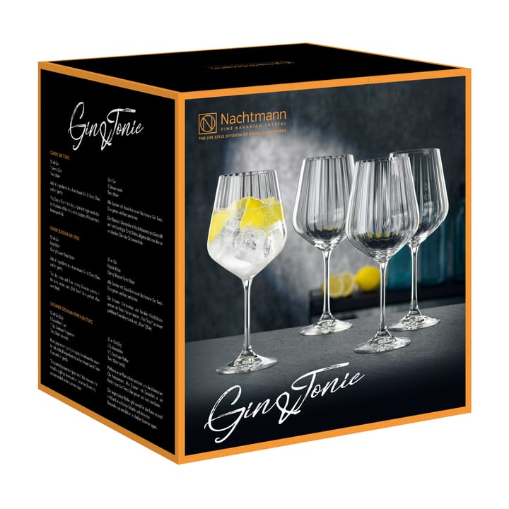 Nachtmann Gin & Tonic glas 64 cl 4-pack, Helder Nachtmann