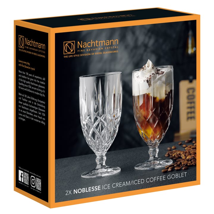 Noblesse dessertglazen 2-pack, Helder Nachtmann