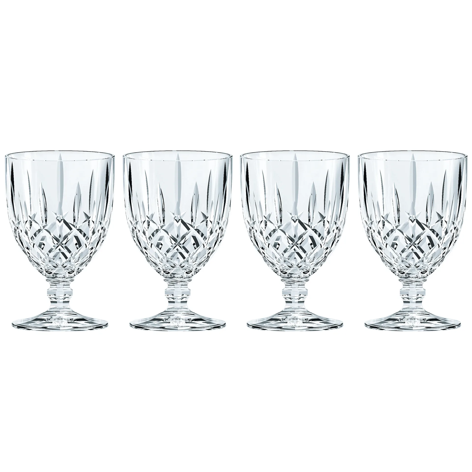 Noblesse glas op voet 4-pack, Transparant Nachtmann