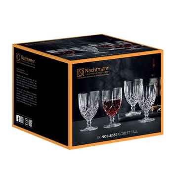 Noblesse glas op voet 4-pack - Transparant - Nachtmann