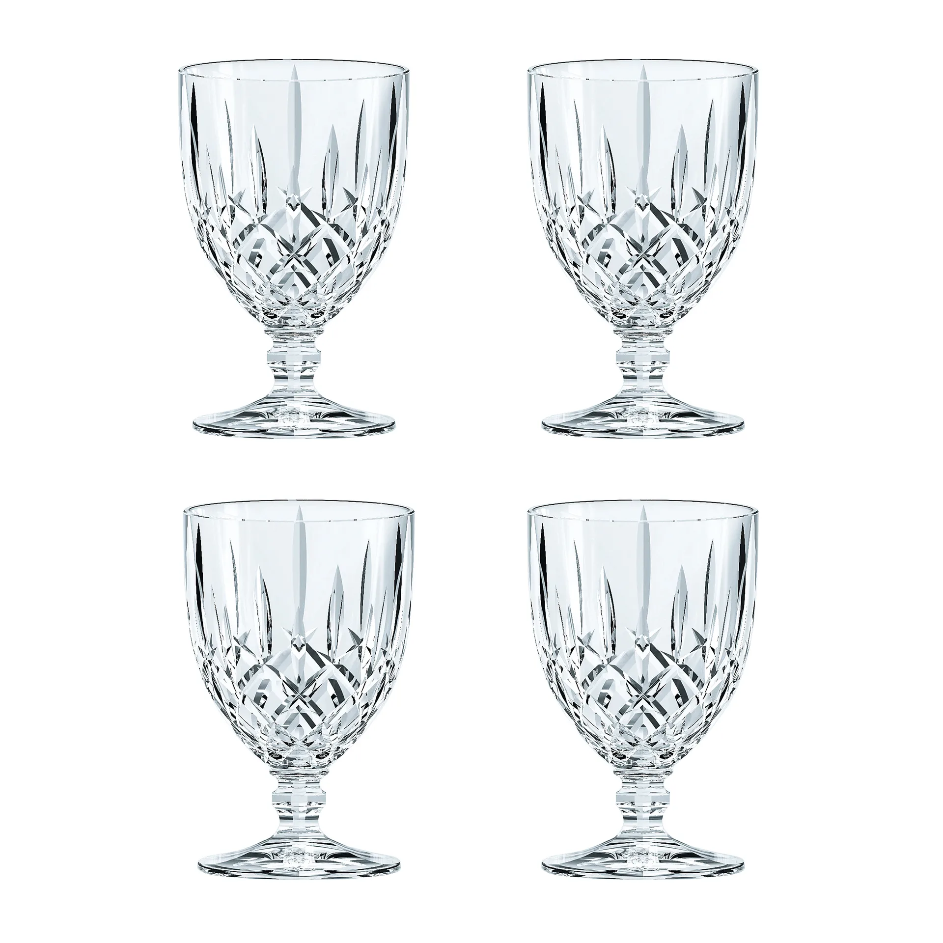 Noblesse glazen op voet 23 cl 4-pack, Helder Nachtmann