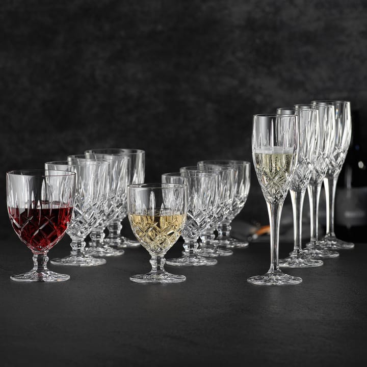 Noblesse glazen op voet 23 cl 4-pack, Helder Nachtmann