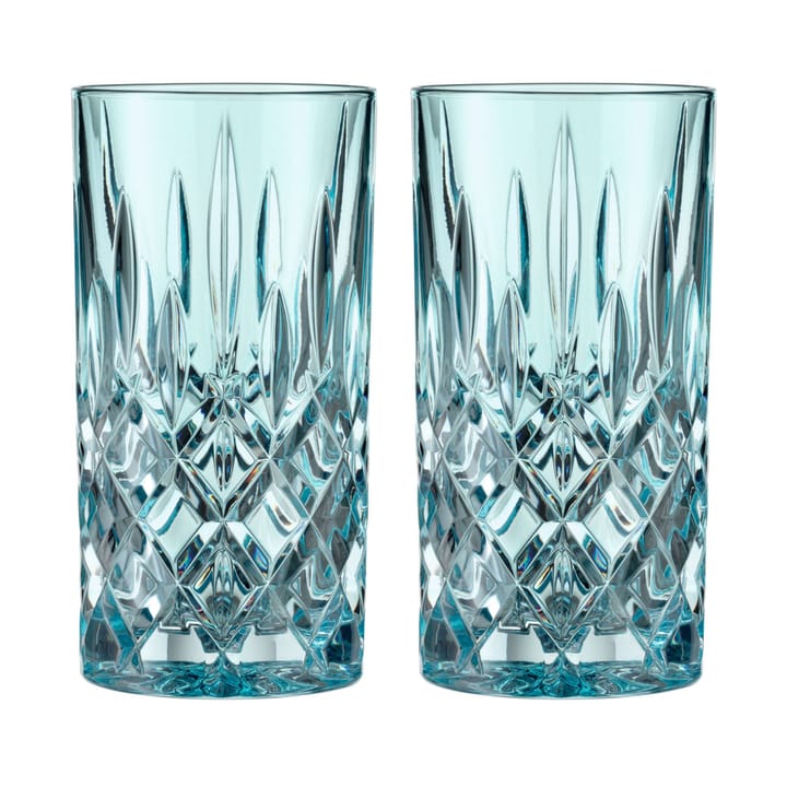 Noblesse Longdrink glas 39,5 cl 2-pack - Aqua - Nachtmann