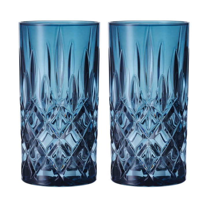 Noblesse Longdrink glas 39,5 cl 2-pack - Vintage blue - Nachtmann