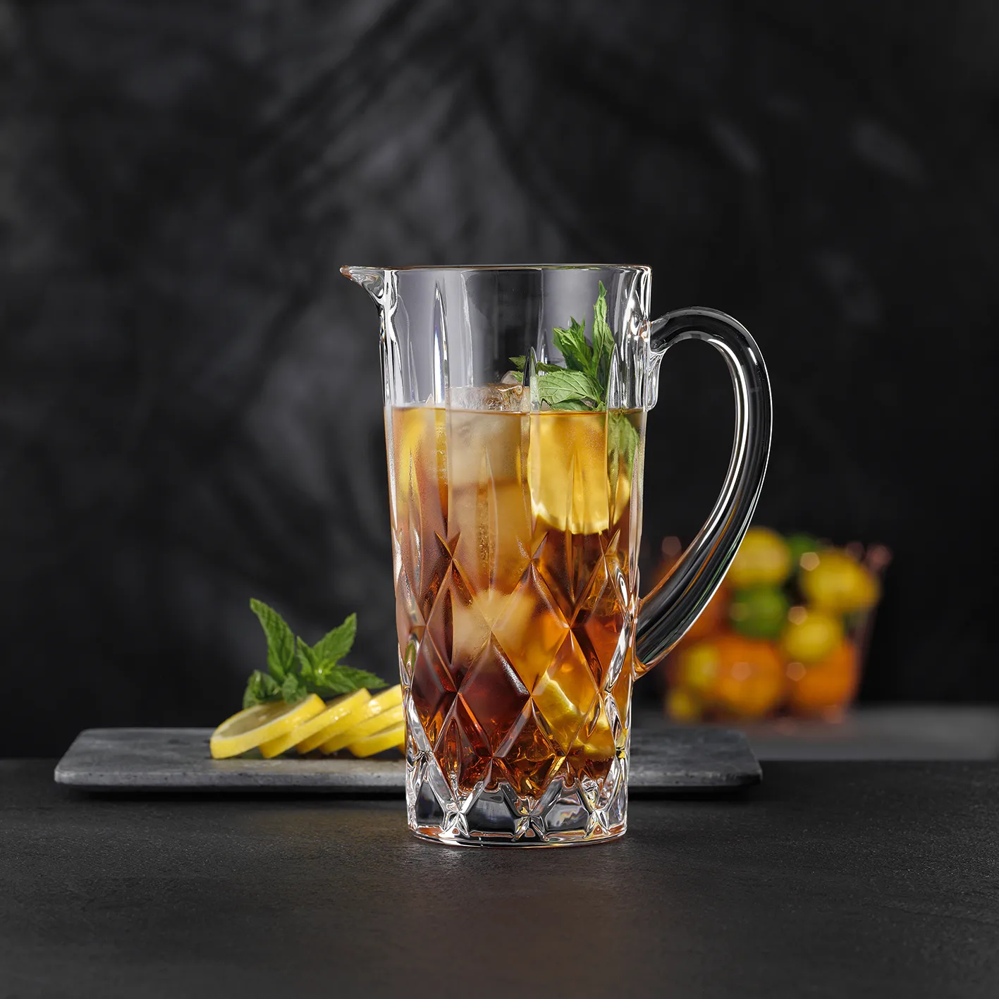 Noblesse set kan en 4 st. glazen, Helder Nachtmann