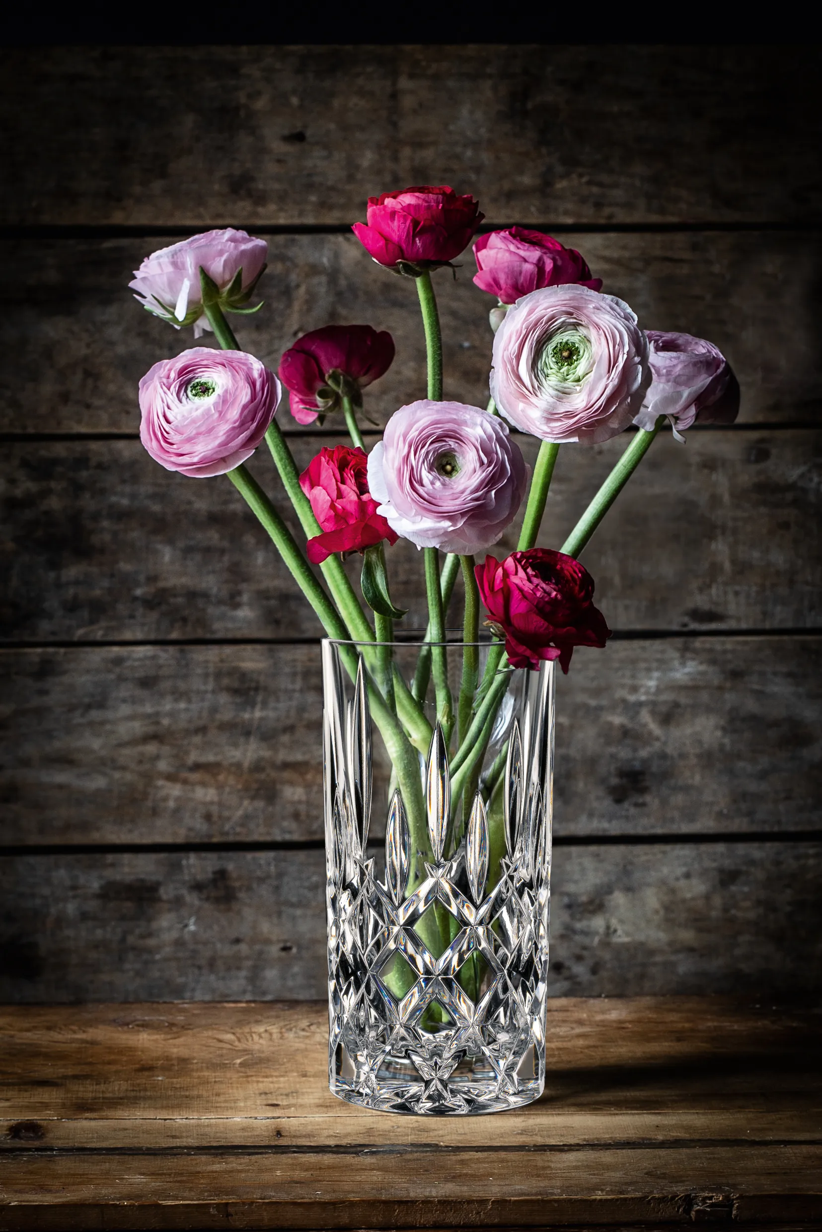 Noblesse vaas, Kristalglas, 23 cm Nachtmann