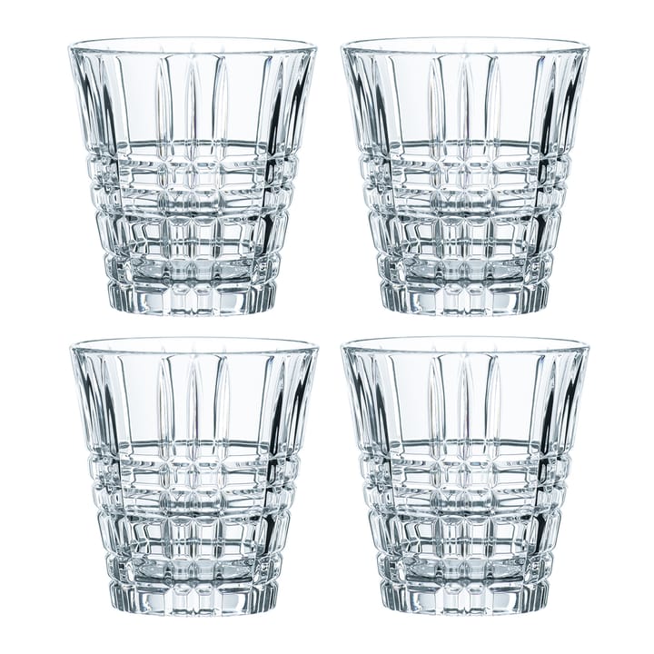 Square drinkglas 26 cl 4-pack - Helder - Nachtmann