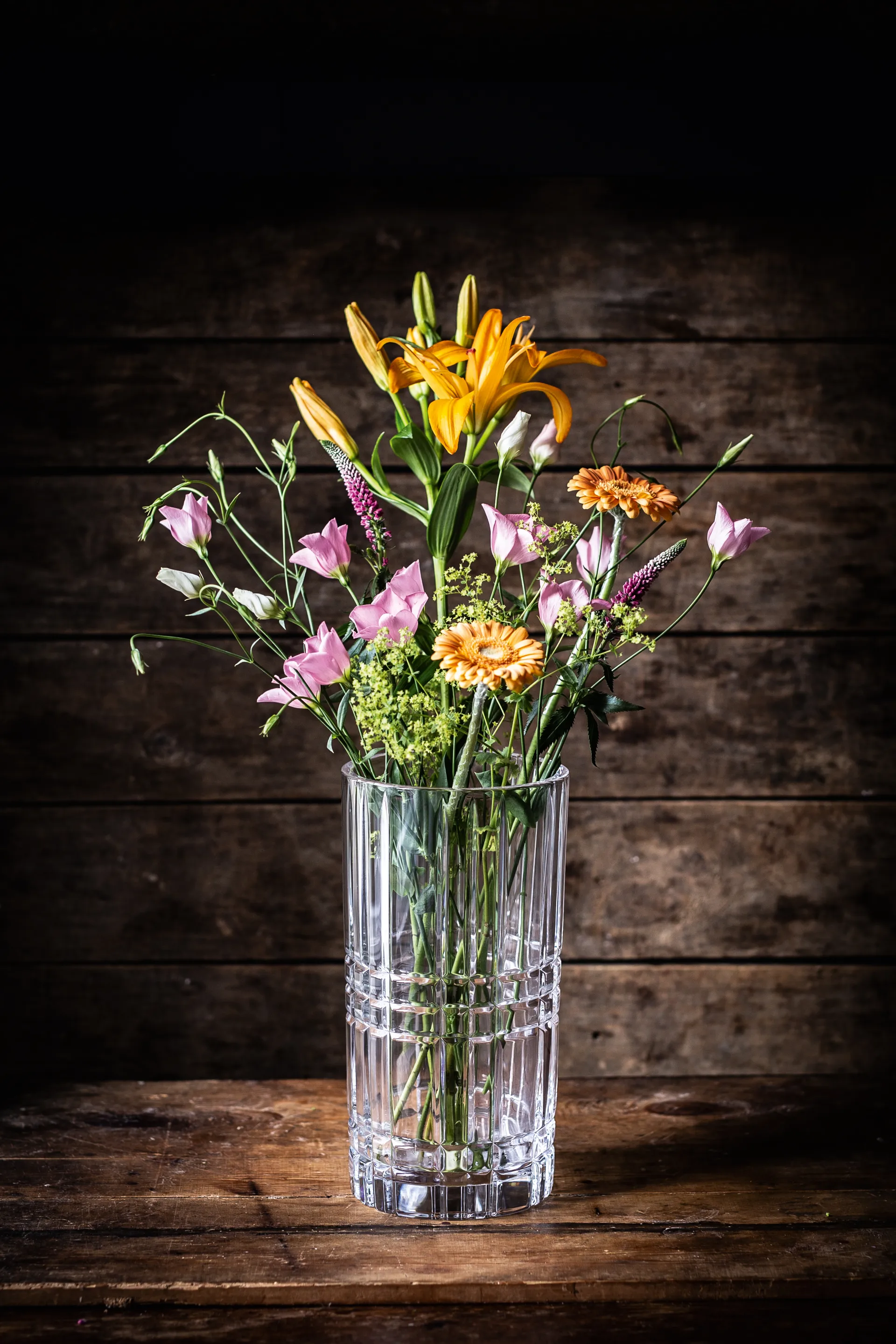 Square vaas, Kristalglas, 28 cm Nachtmann