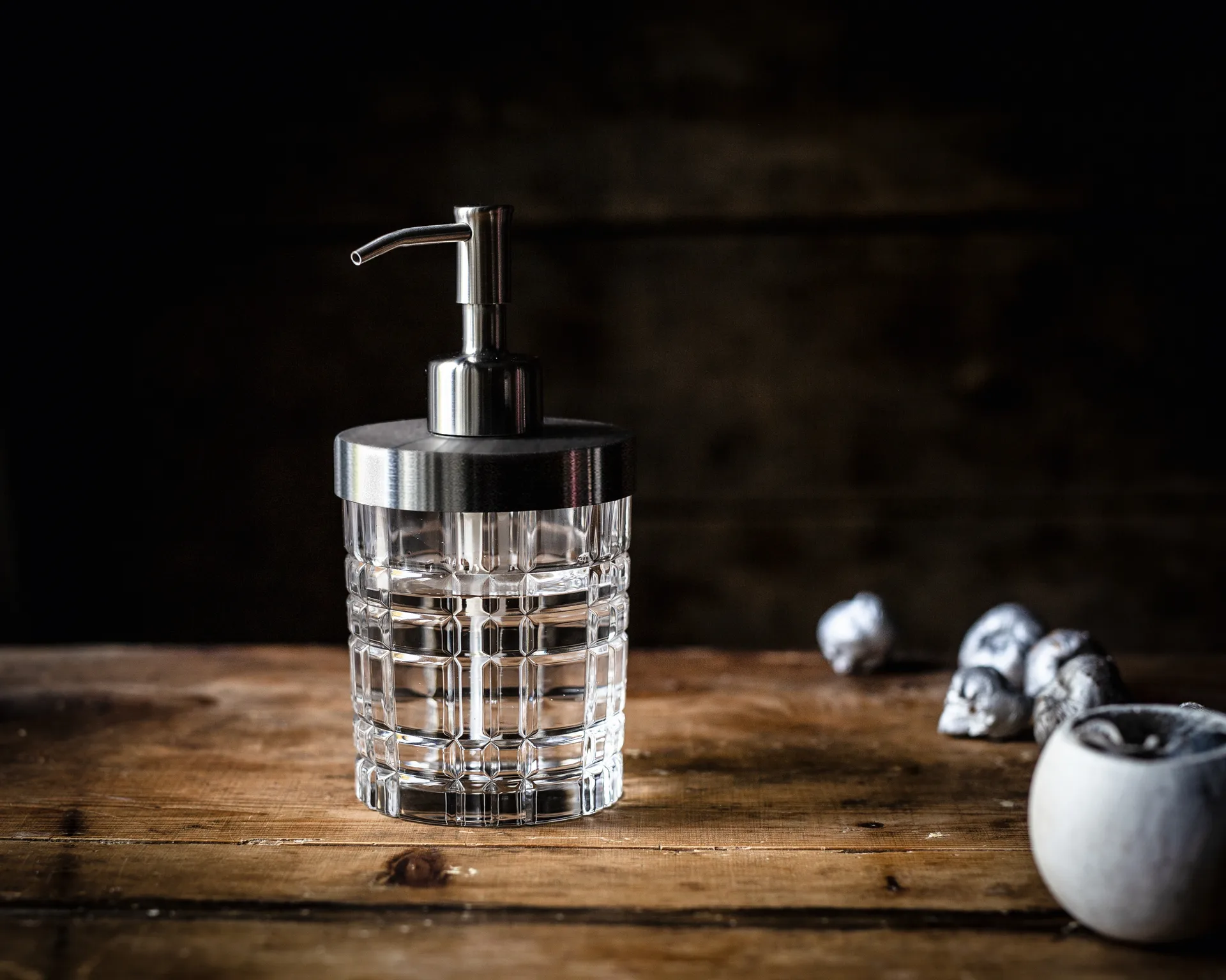 Square zeeppompje 16,5 cm, Transparant Nachtmann