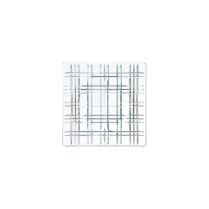 Vierkant bord 21 x 21 cm - transparant - Nachtmann