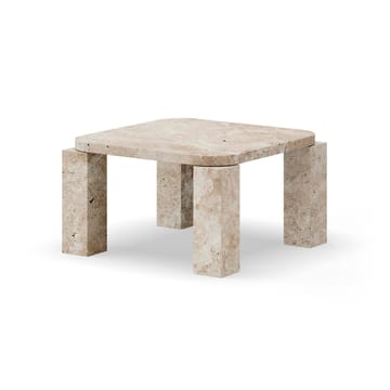 Atlas salontafel 60x60 cm - Unfilled Travertine - New Works