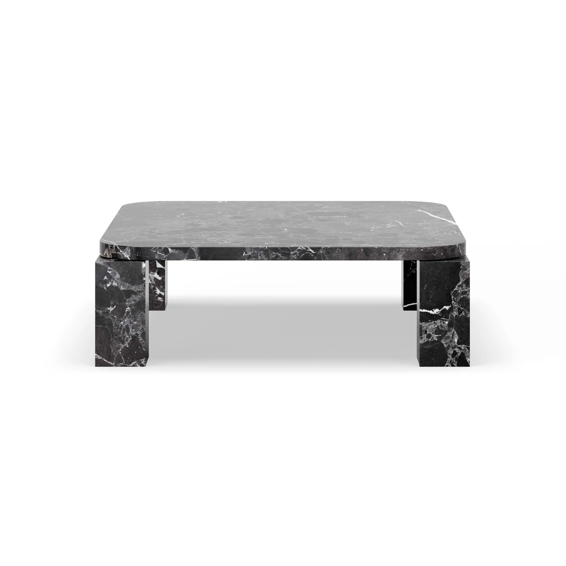 Atlas salontafel 82x82 cm, Costa Black marble New Works