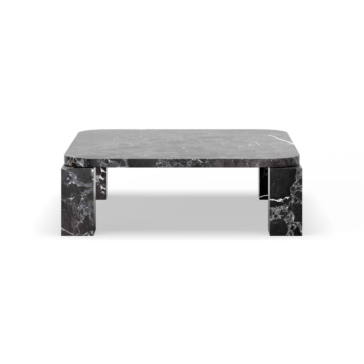 New Works Atlas salontafel 82x82 cm Costa Black marble