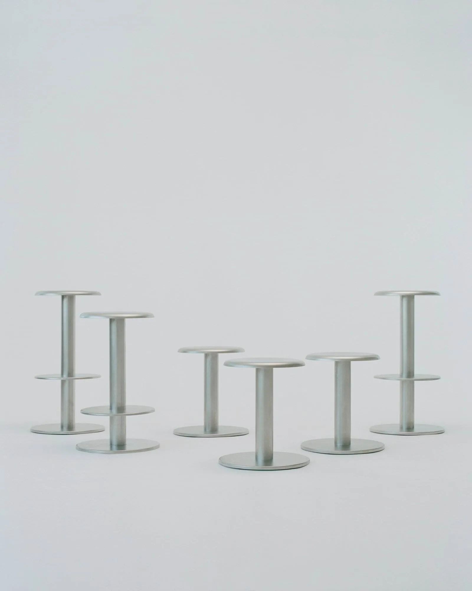 Coupe barkruk, Roestvrij staal, 76 cm New Works