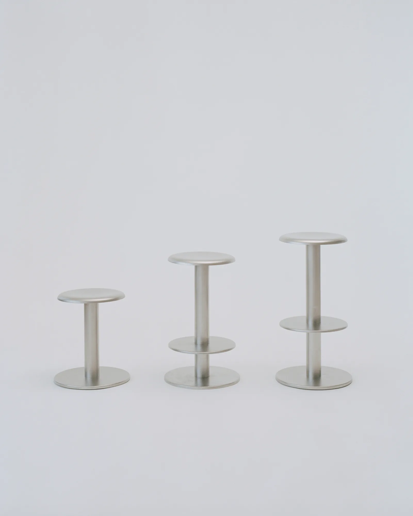 Coupe kruk, Stainless steel, Ø40x46 cm New Works