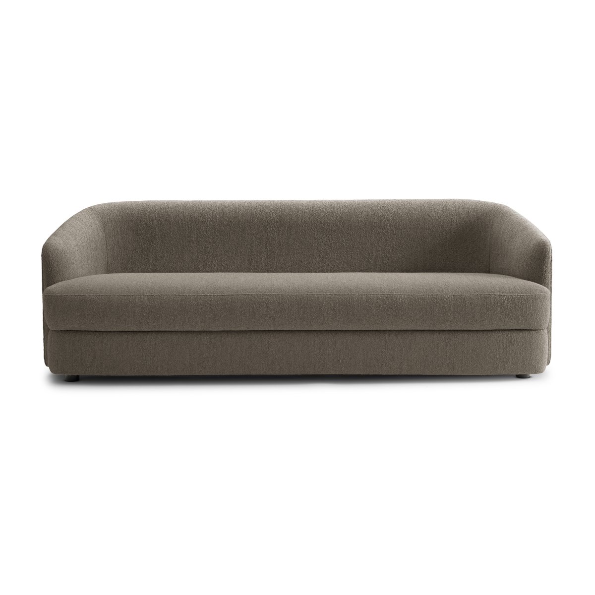 New Works Covent 3-zitsbank Dark Taupe | Scandinavisch Interieur | Bankstellen | Bruin