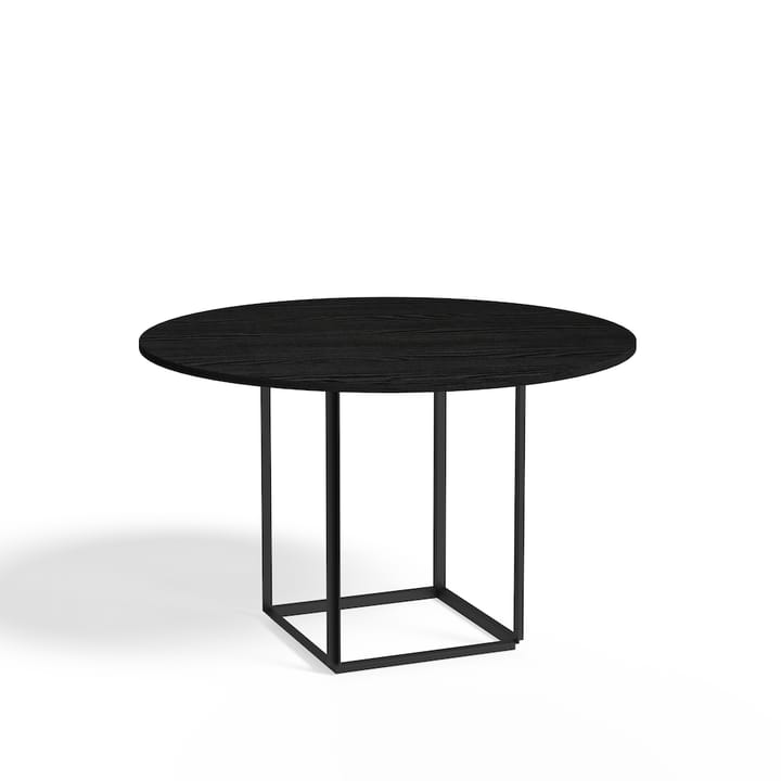 Florence ronde eettafel - Black ash-ø120 cm-zwart onderstel - New Works