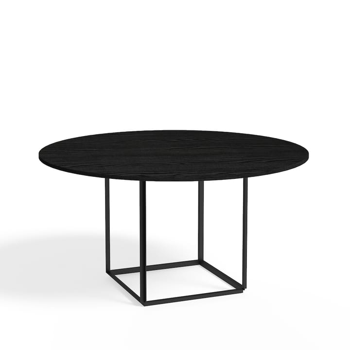 Florence ronde eettafel - Black ash-ø145 cm-zwart onderstel - New Works