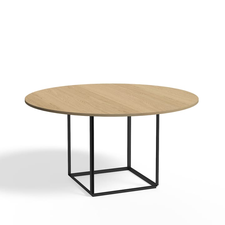 Florence ronde eettafel - natural oak, ø145 cm, zwart onderstel - New Works