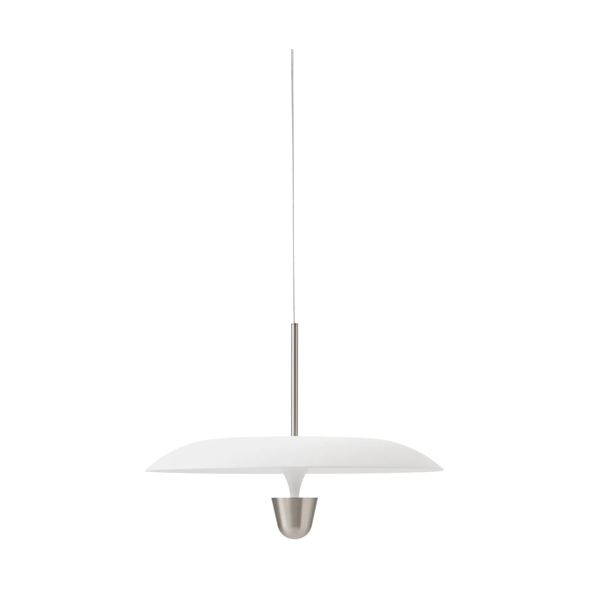 Kantarell hanglamp Ø55 cm, Nickel Plated New Works