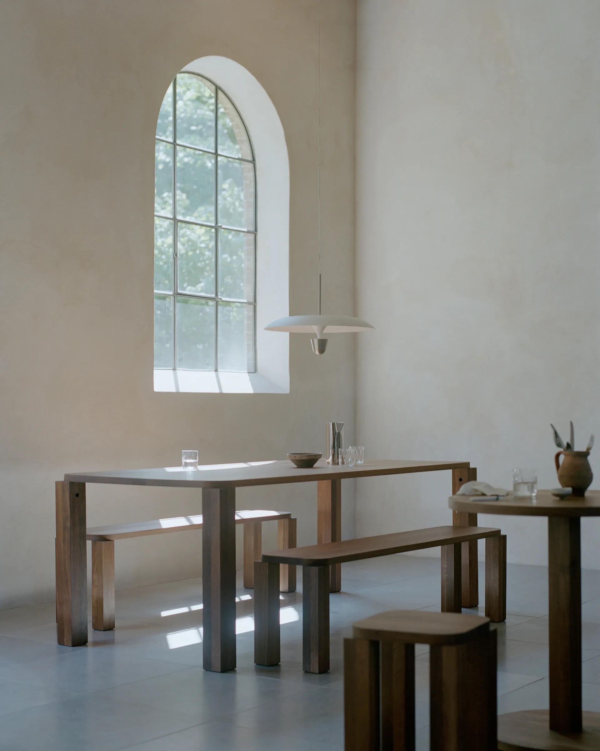 Kantarell hanglamp Ø55 cm, Nickel Plated New Works