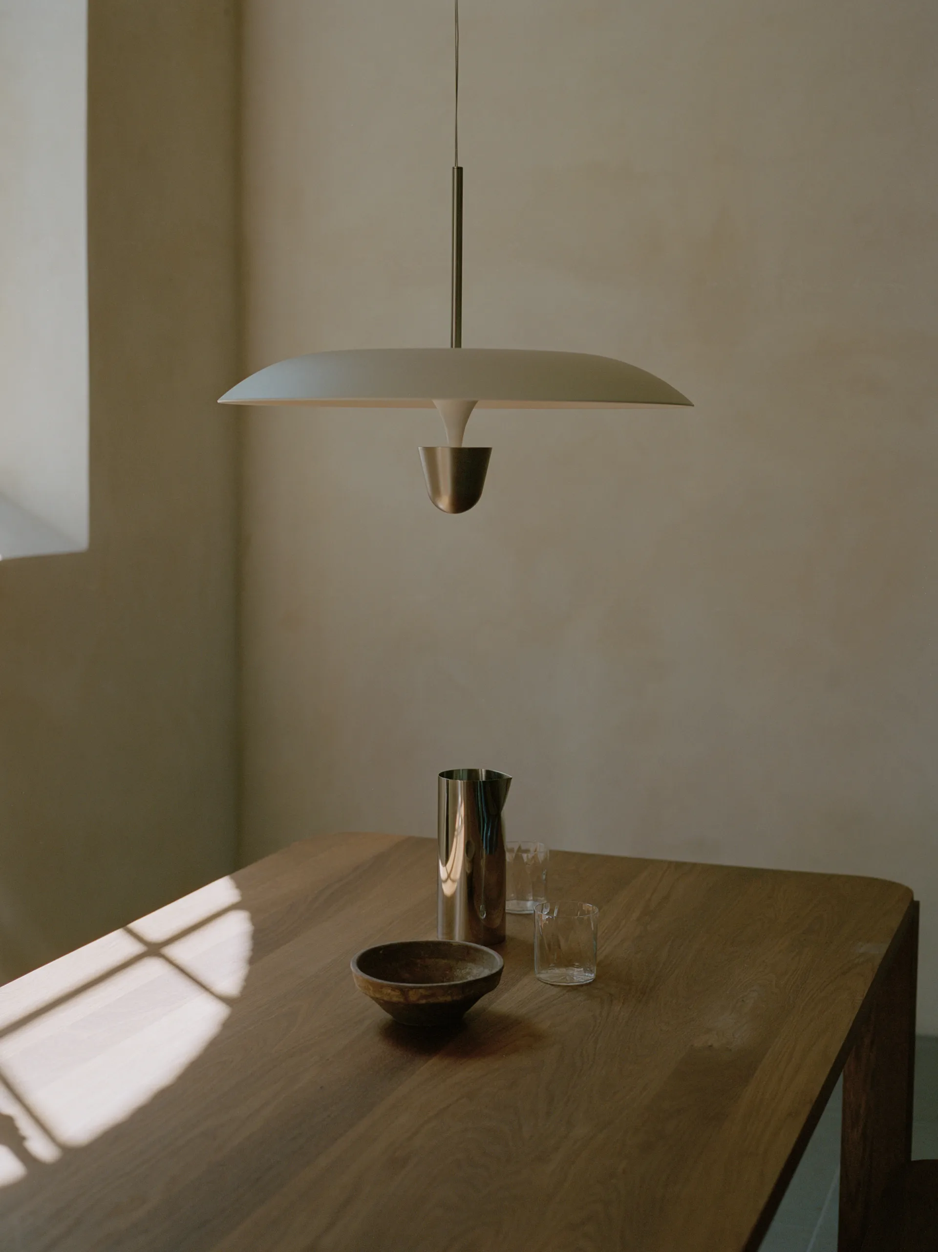 Kantarell hanglamp Ø55 cm, Nickel Plated New Works