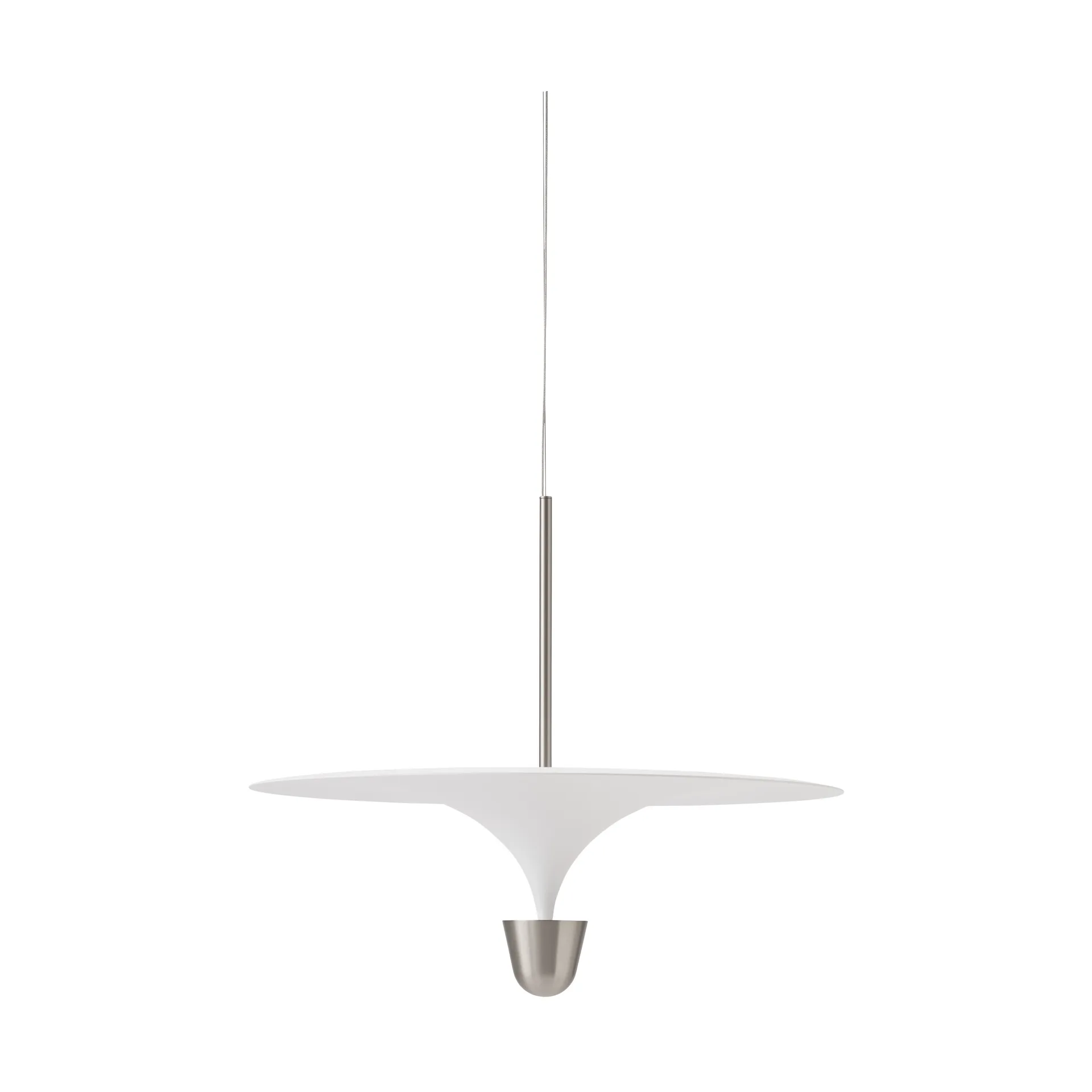 Kantarell hanglamp Ø60 cm, Nickel Plated New Works
