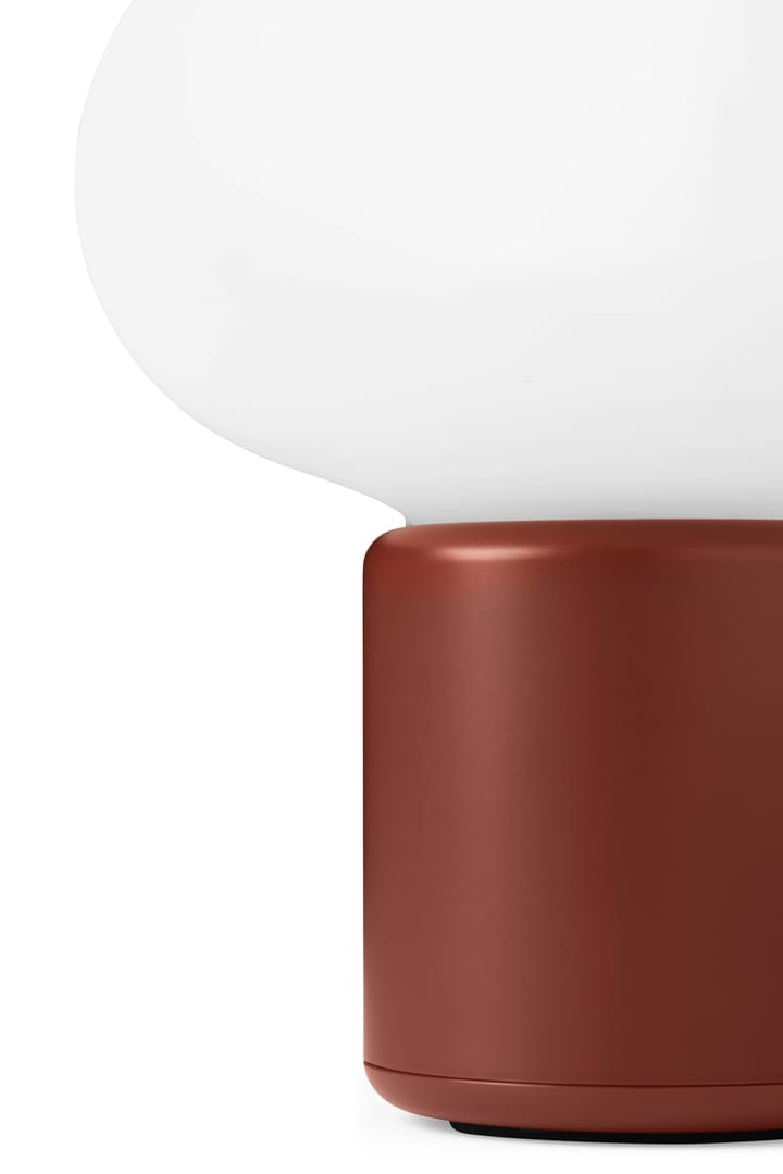 Karl-Johan tafellamp portabel, Earth red New Works