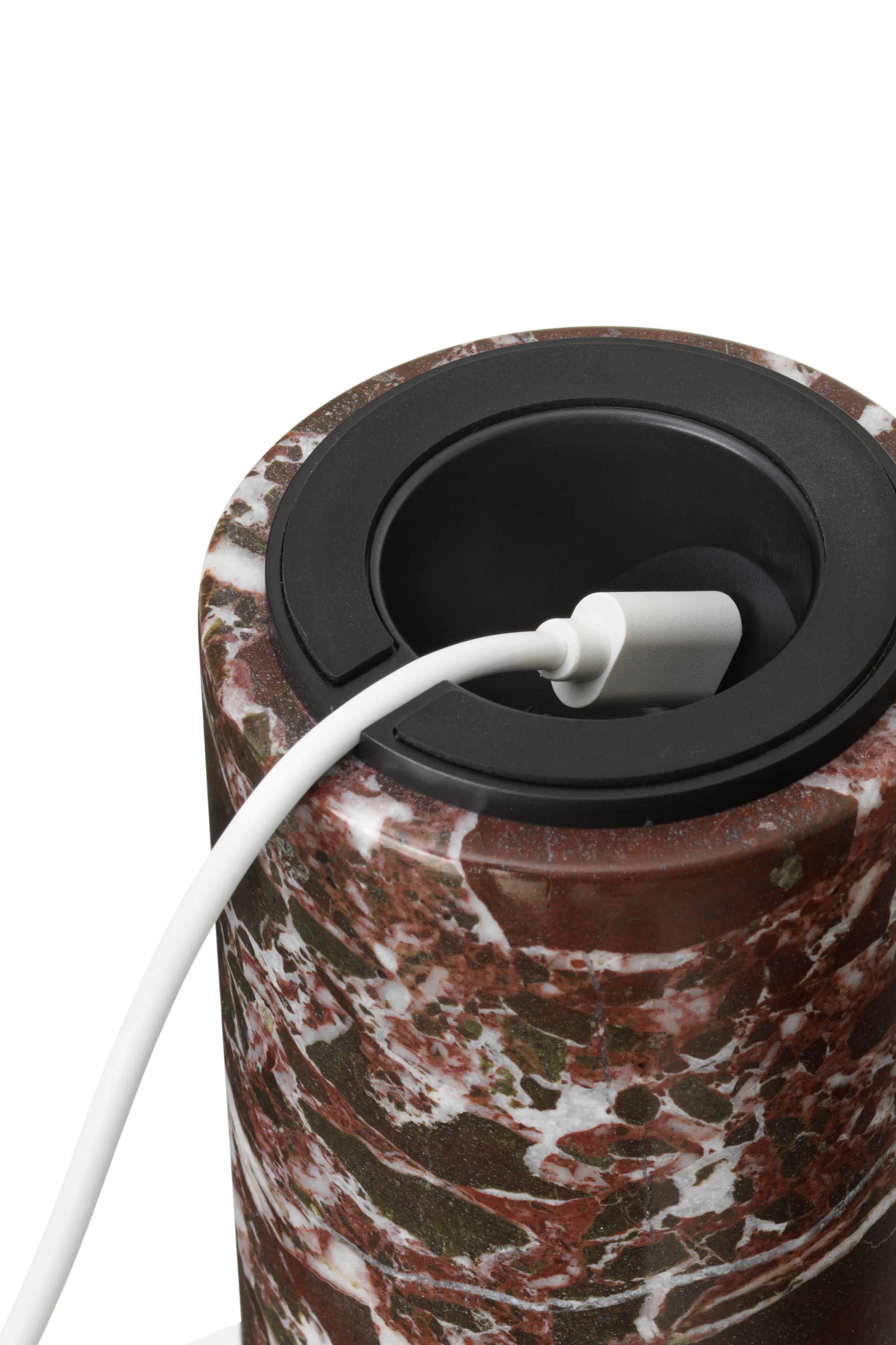 Kizu portable tafellamp, Rosso Levanto New Works