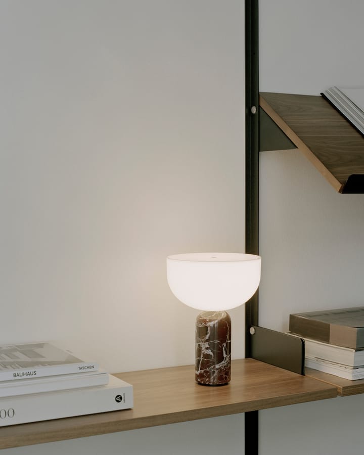Kizu portable tafellamp, Rosso Levanto New Works