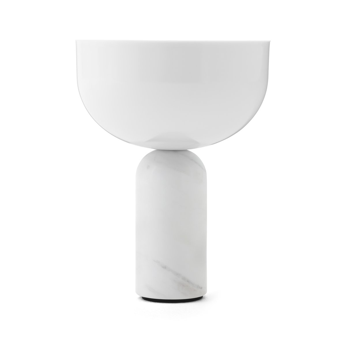 New Works Kizu portable tafellamp White marble