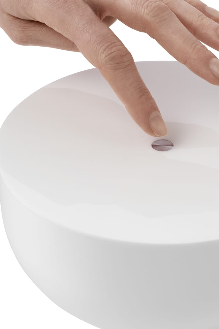Kizu portable tafellamp, White marble New Works