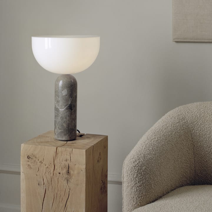 Kizu tafellamp large, Gris du marais New Works