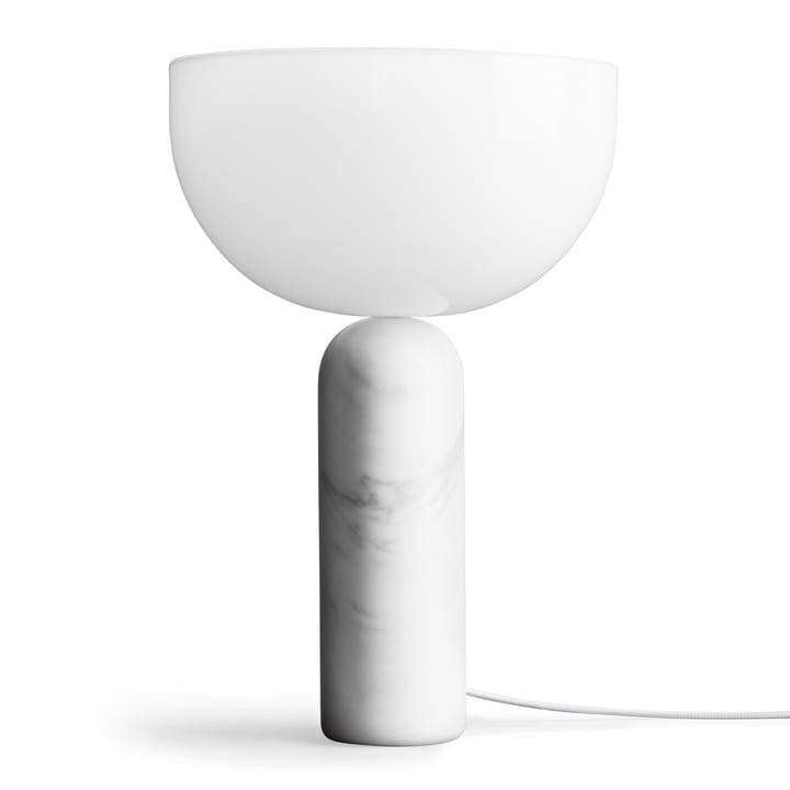 Kizu tafellamp large, White marble New Works