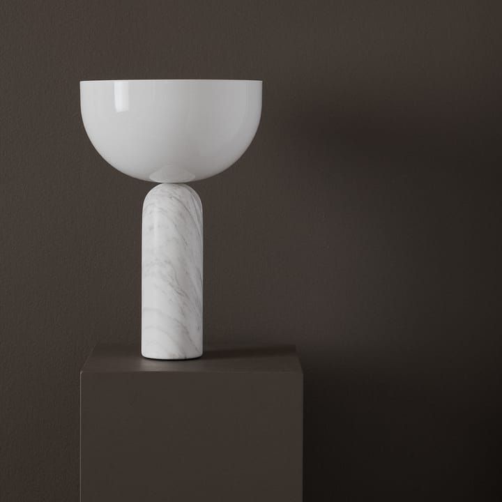 Kizu tafellamp large, White marble New Works