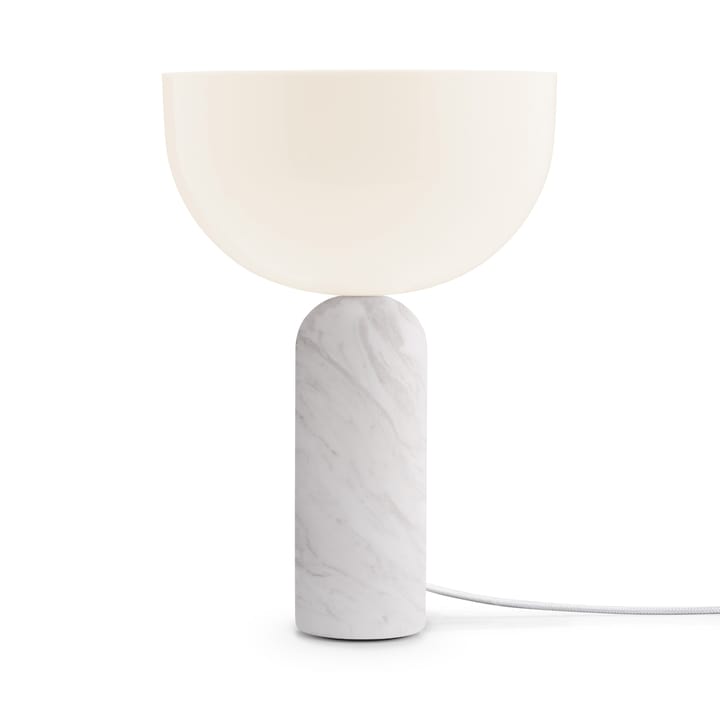 Kizu tafellamp small - White marble - New Works