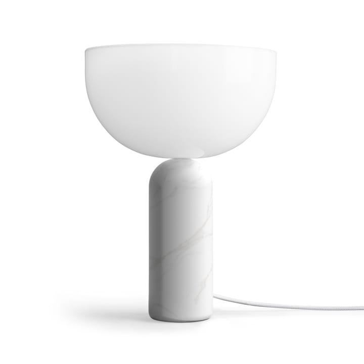 Kizu tafellamp small, White marble New Works