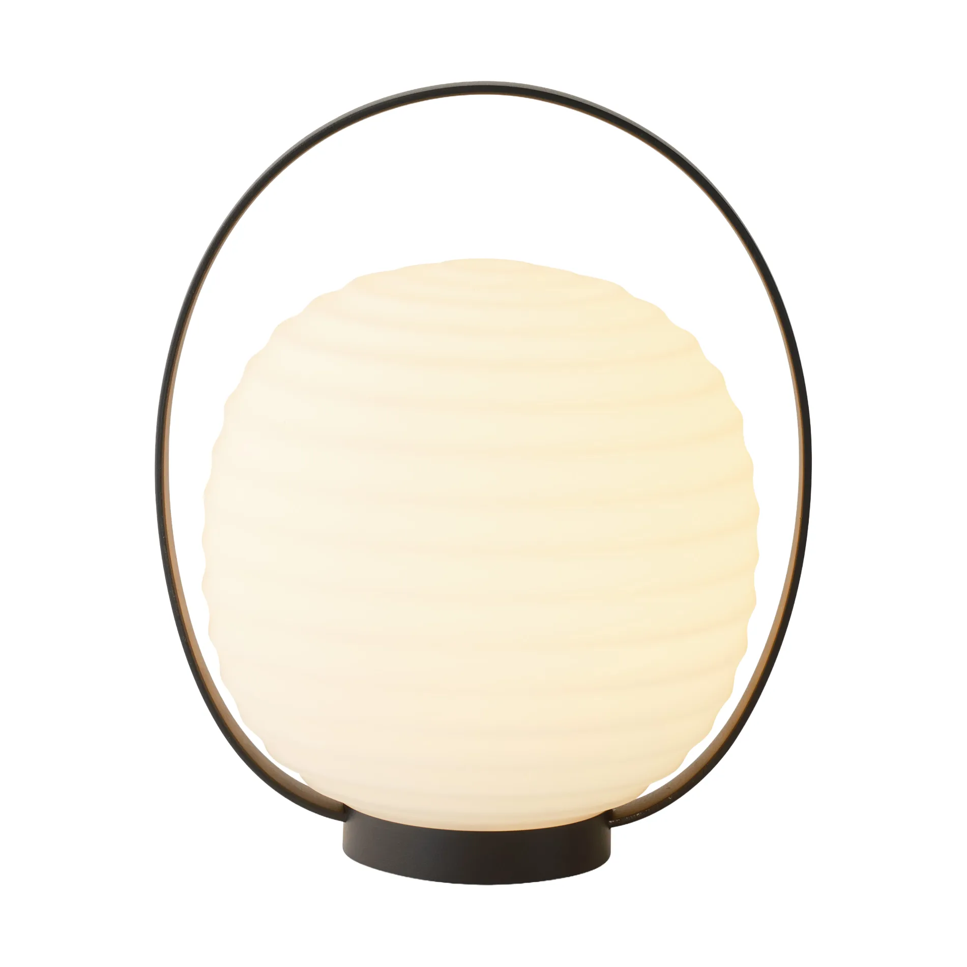 Lantern draagbare tafellamp 23x18 cm, Zwart New Works
