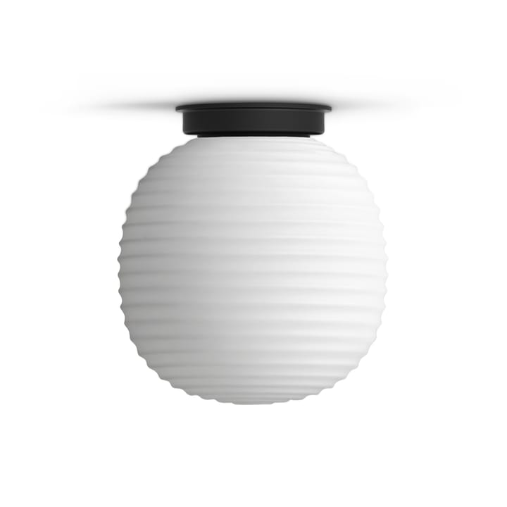 Lantern plafondlamp small, Frosted white opal glass New Works