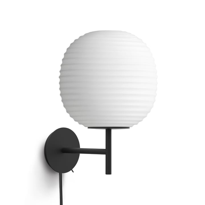 Lantern wandlamp small, Frosted white opal glass New Works