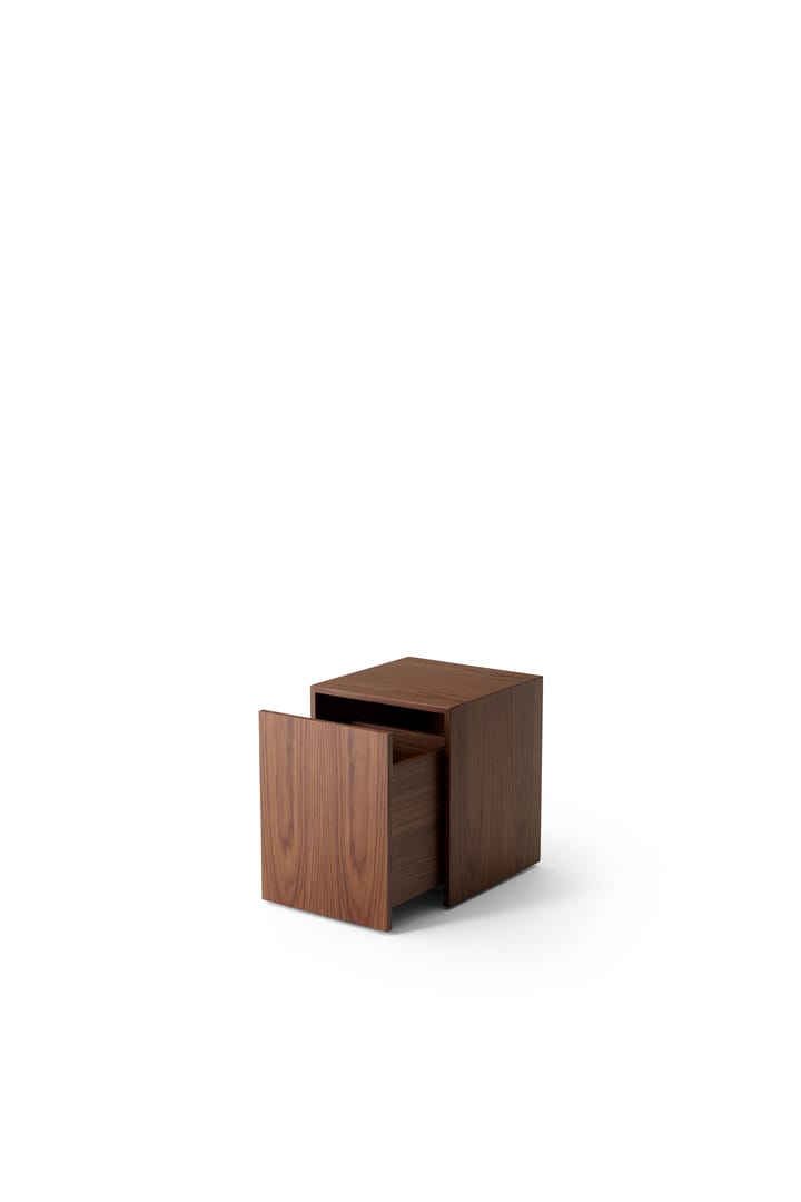 Mass bijzettafel met lade, Valnoot New Works