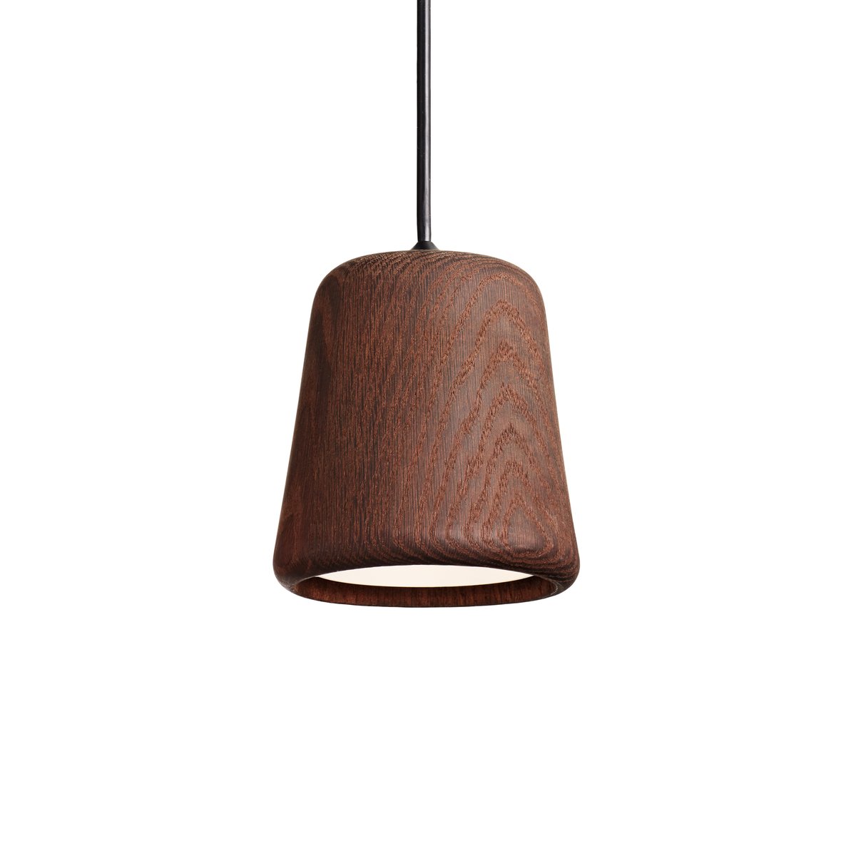 New Works Materiaal hanglamp Smoked oak