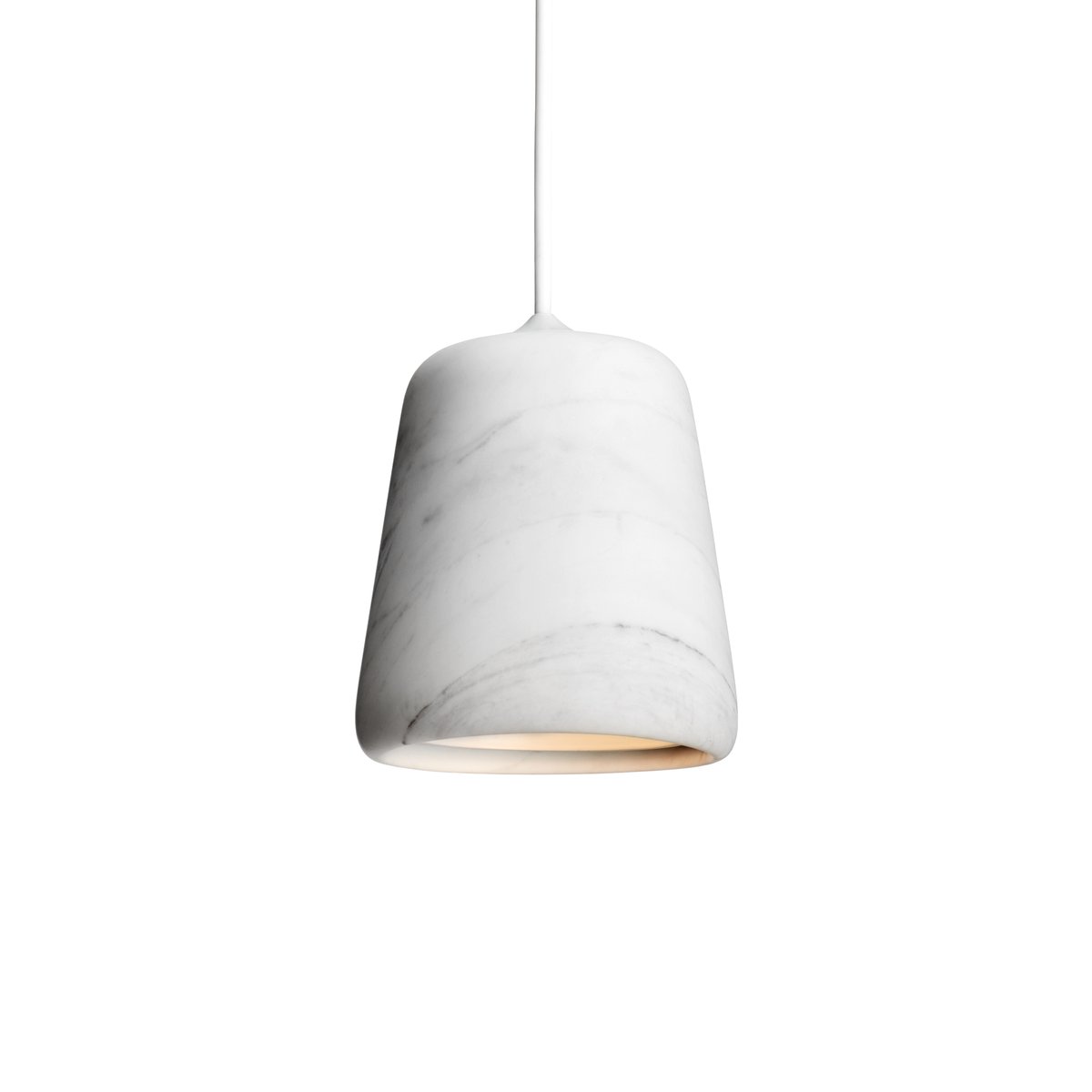 New Works Materiaal hanglamp White marble