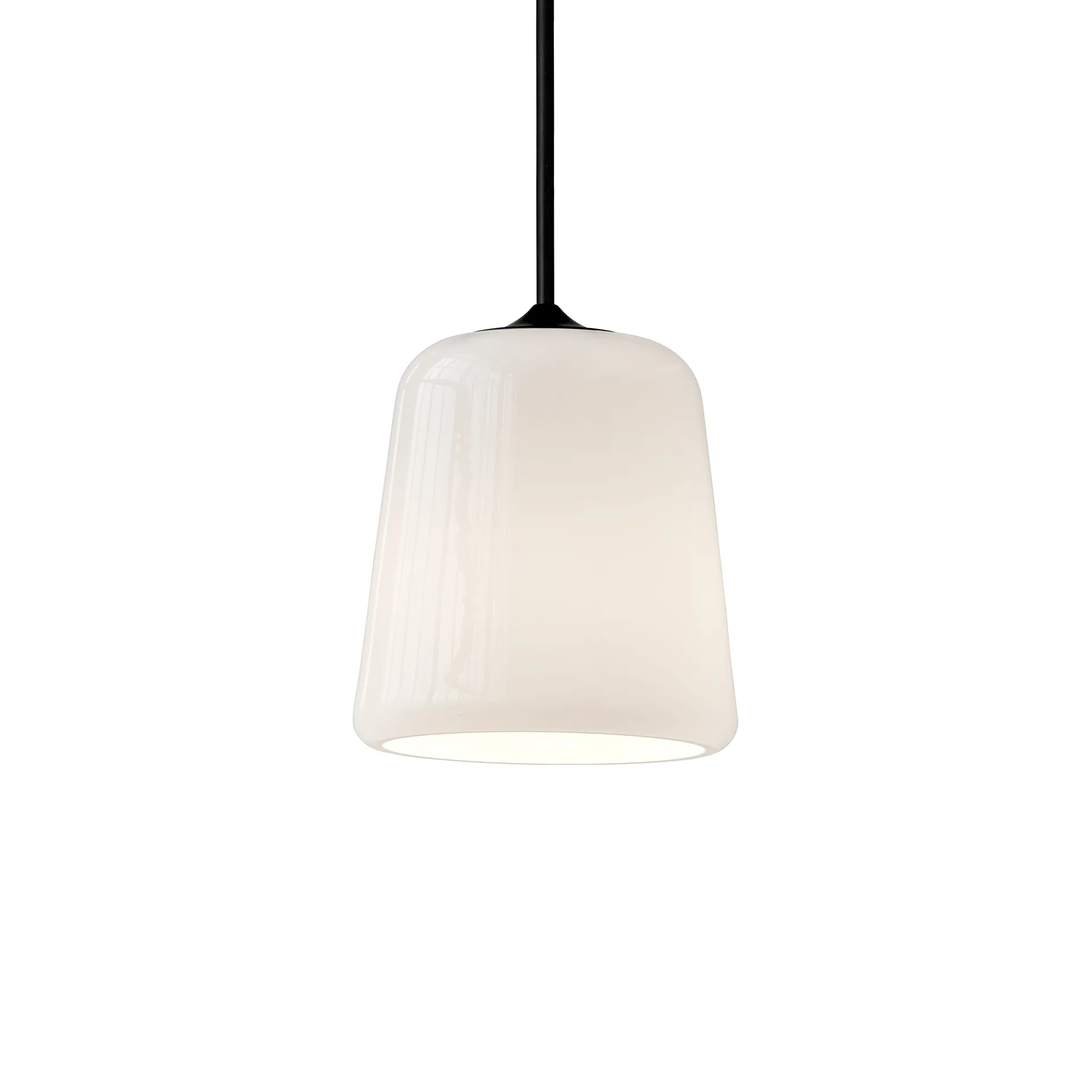 Materiaal hanglamp, White opal glass New Works