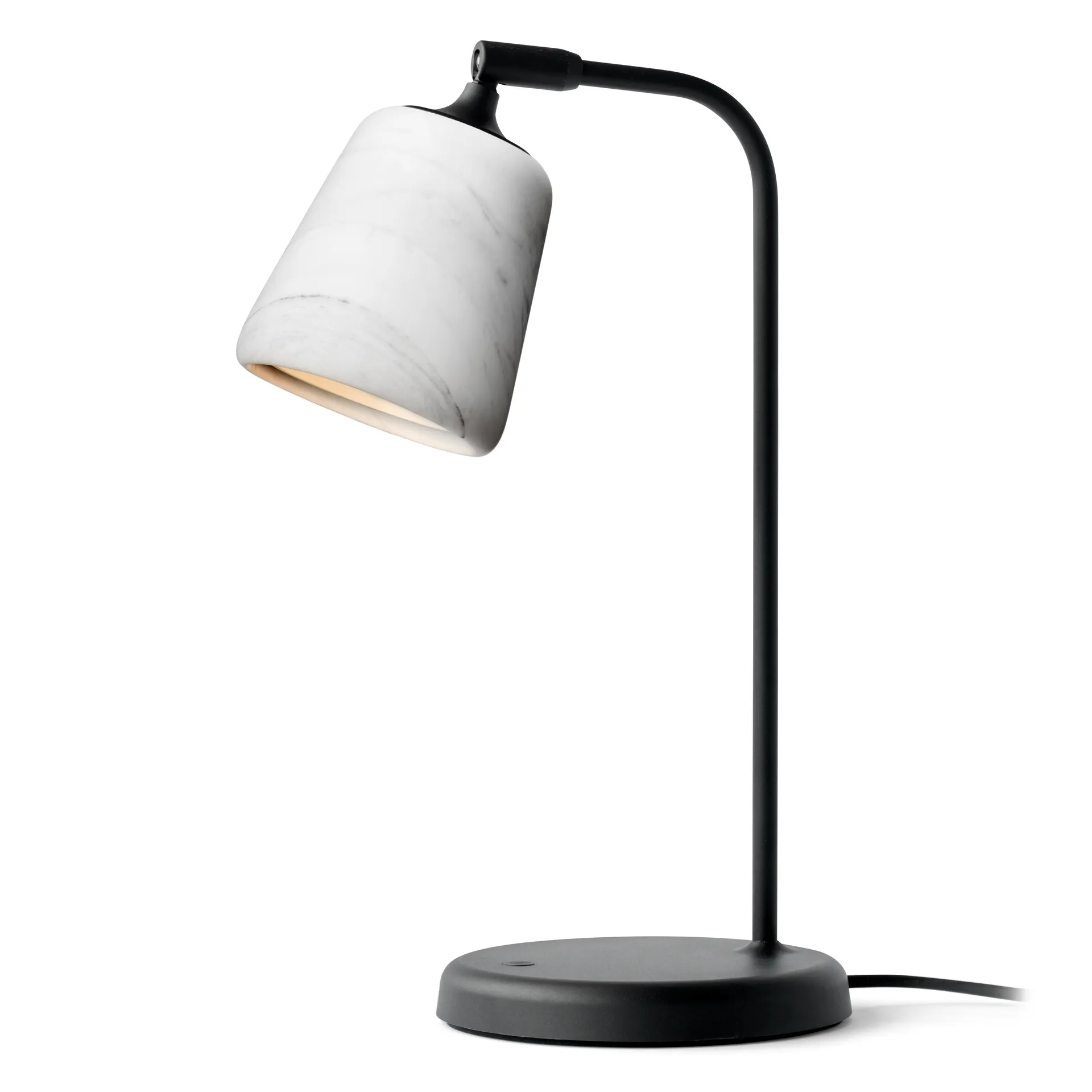 Materiaal tafellamp, White marble New Works