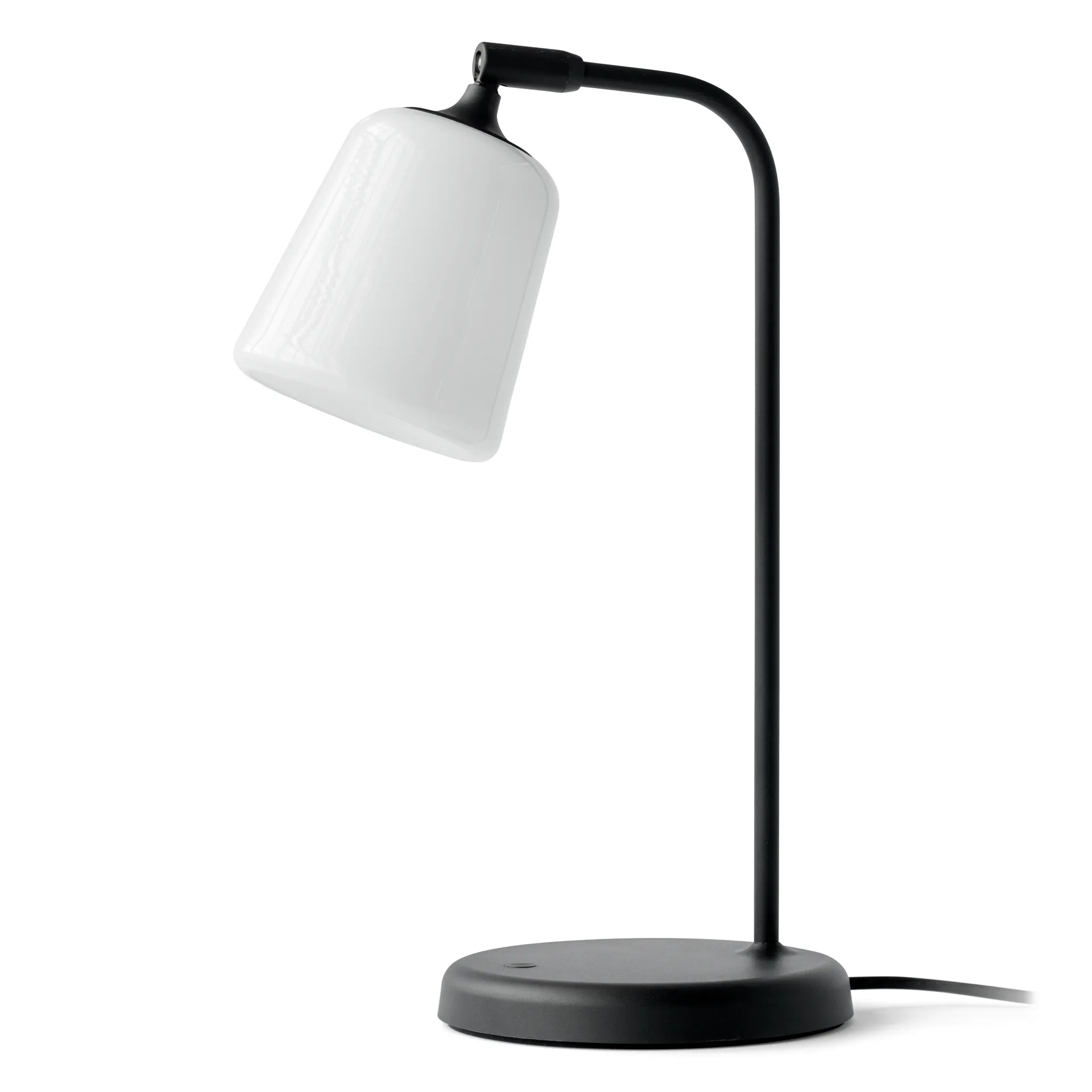 Materiaal tafellamp, White opal glass New Works