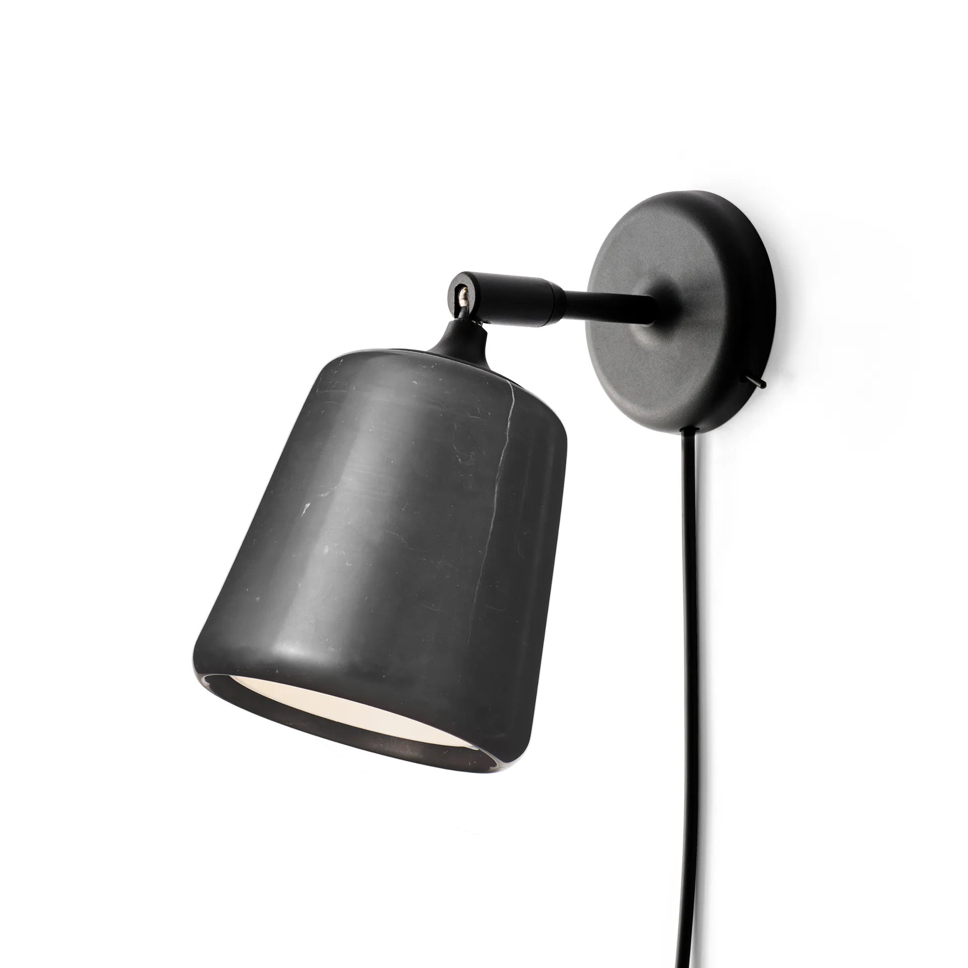 Materiaal wandlamp, Black marble New Works